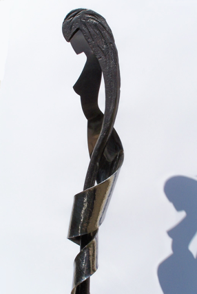 MEERMAID:  Stahl / Edelstahl, Höhe ca. 160 cm, 2006